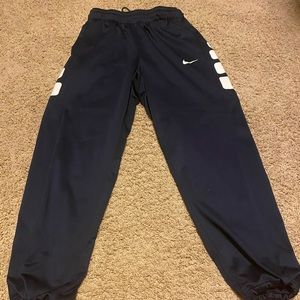 Navy Blue Nike Elite Sweatpants